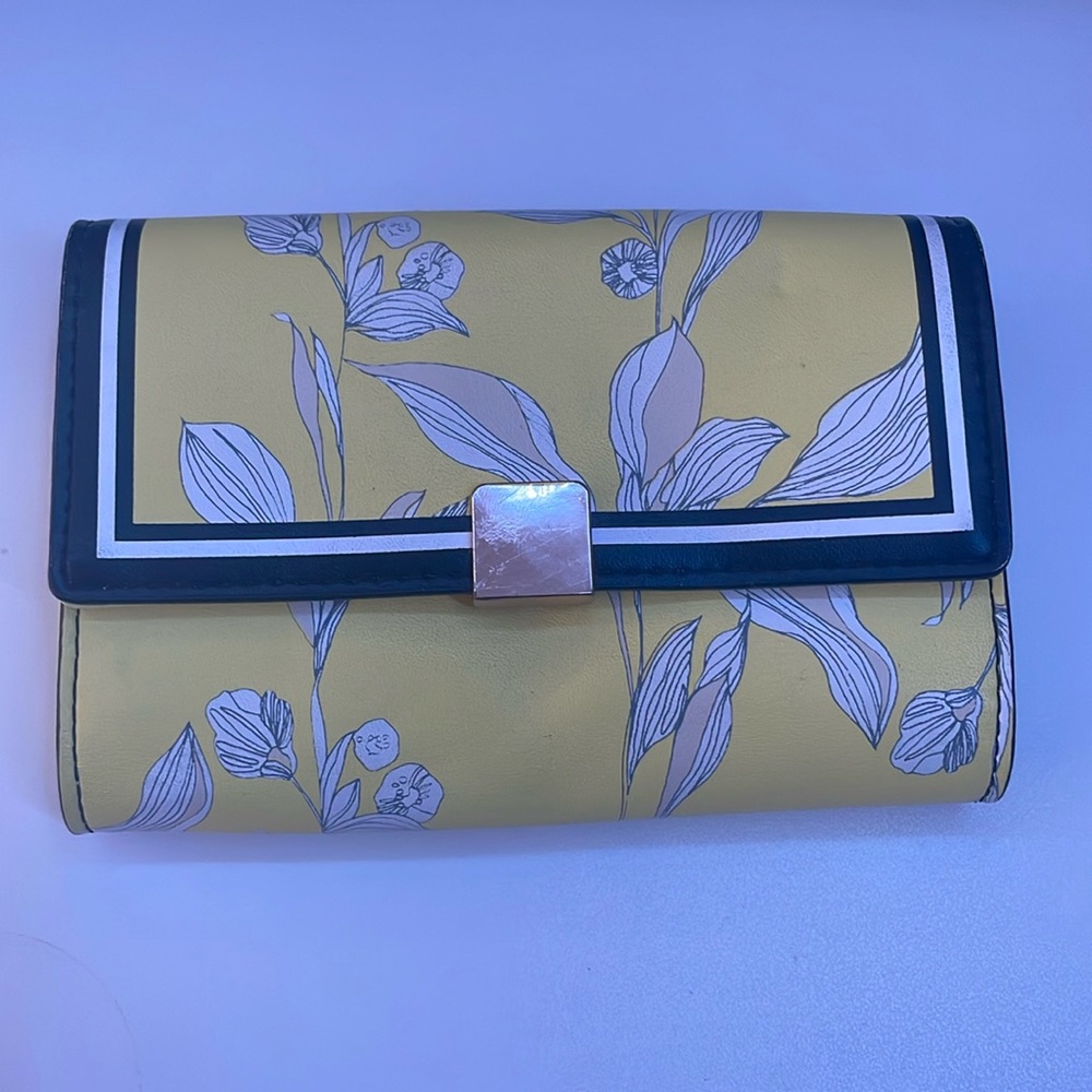 Target yellow floral wallet